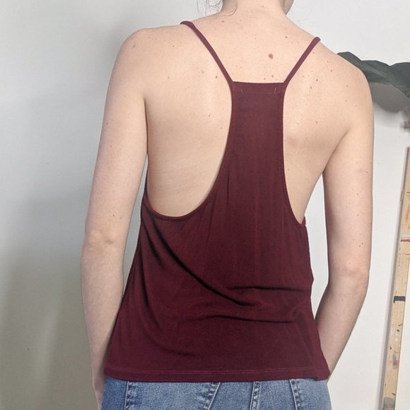 Brandy Melville Red Strappy Tank - Picture 4 of 4
